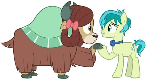 my little pony sandbar|my little pony yona yak.